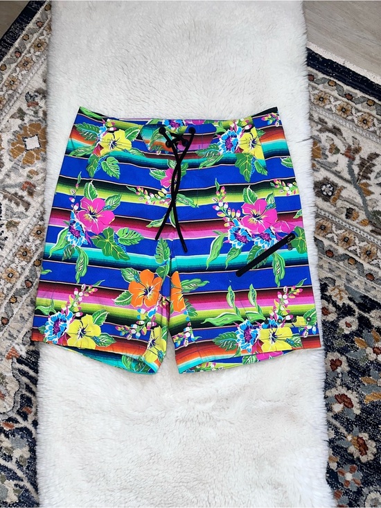 Polo Ralph Lauren Other - Polo by Ralph Lauren Multicolor Floral Stripe Swim Shorts